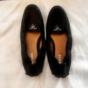 Prada driving loafers